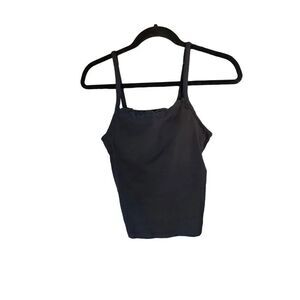 Bali women’s black tank with built-in bra, size 36B
